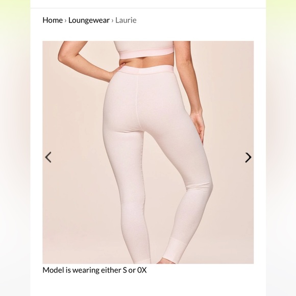 Brandnew Nueskin Light Pink Loungewear Bottom - Picture 2 of 3